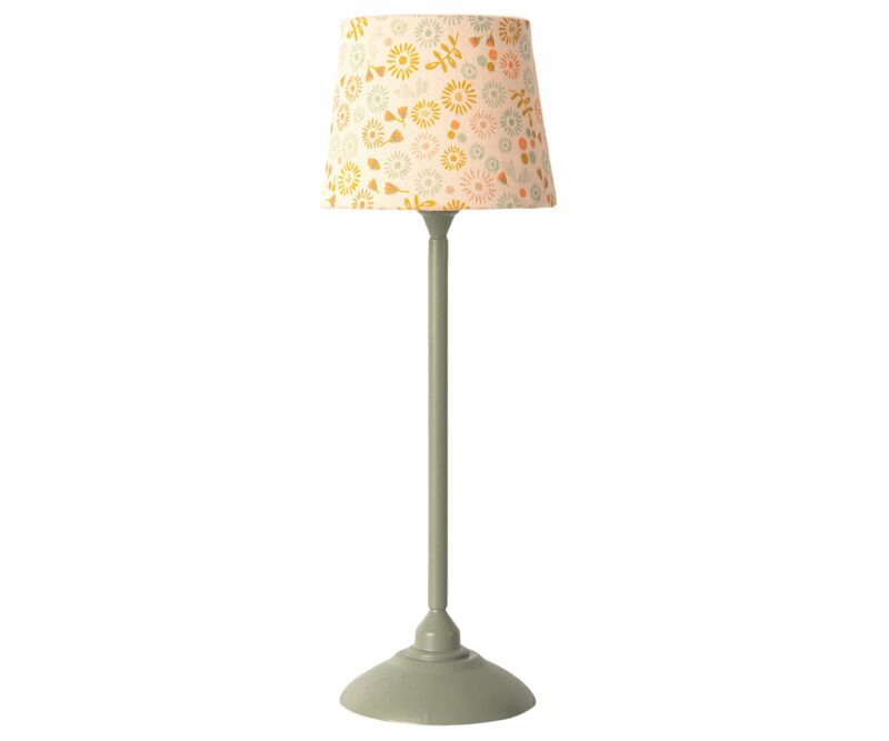 Maileg Miniature Floor Lamp in Mint