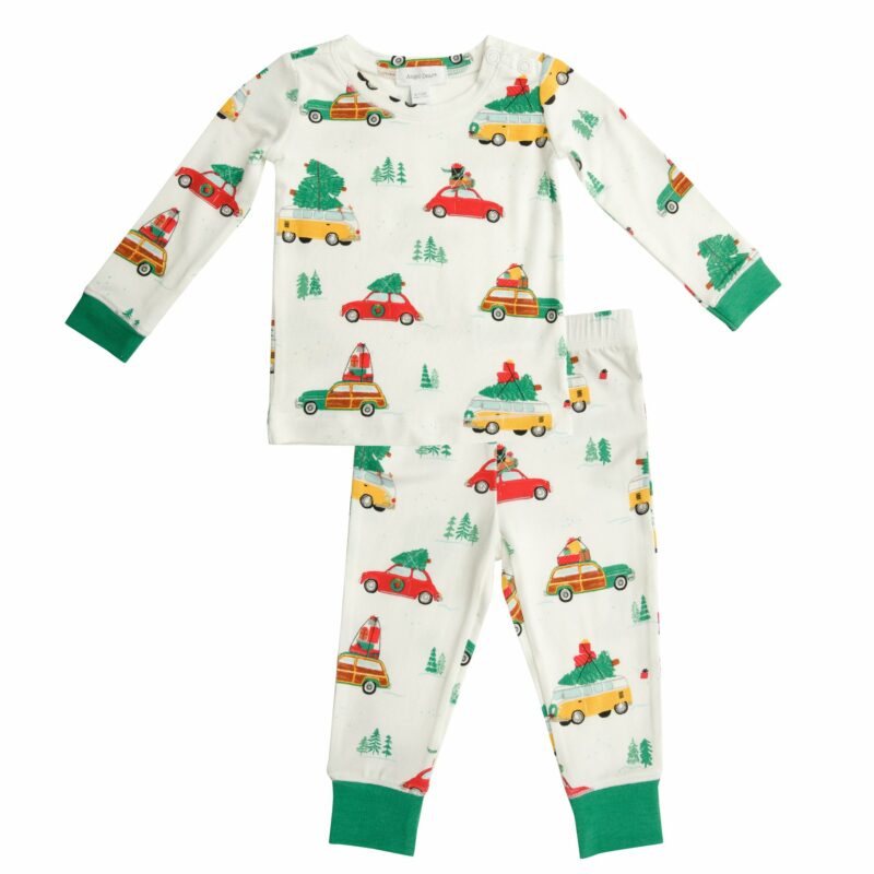 Angel Dear Trees on Cars Bamboo Lounge Wear Set