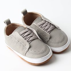 Little Love Bug Company Gray Carter Slip-On Sneakers