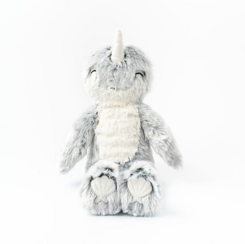 Slumberkins Silver Narwhal Kin and Seal Mini Growth Mindset Limited Edition Gift Set