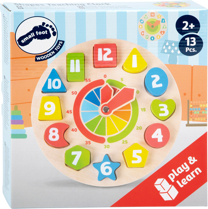 Legler Toys Clock Educational Shape Sorting Game