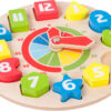 Legler Toys Clock Educational Shape Sorting Game
