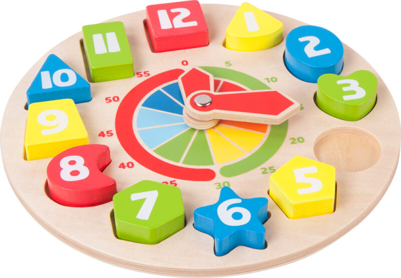 Legler Toys Clock Educational Shape Sorting Game