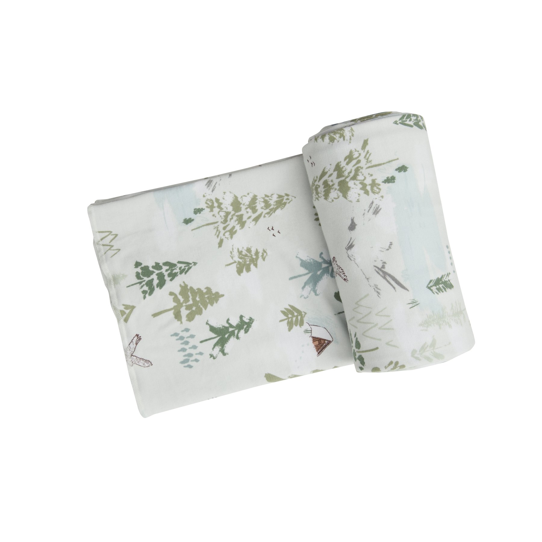 Angel Dear Tahoe Trees Bamboo Swaddle Blanket Blossom
