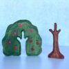 Poppy Baby Co Hand Carved Apple Tree Toy
