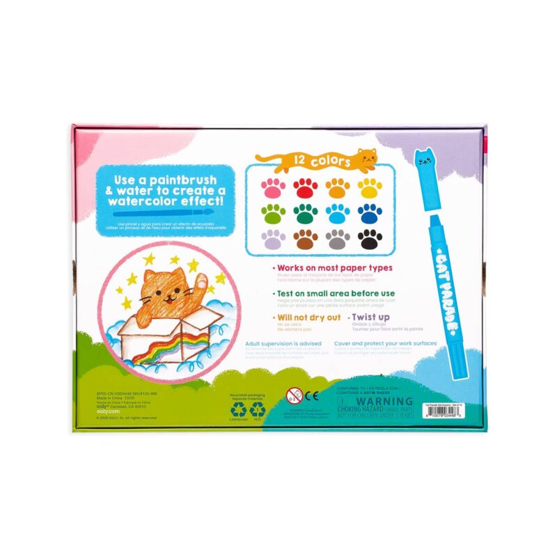 Ooly Cat Parade Gel Crayons Set of 12