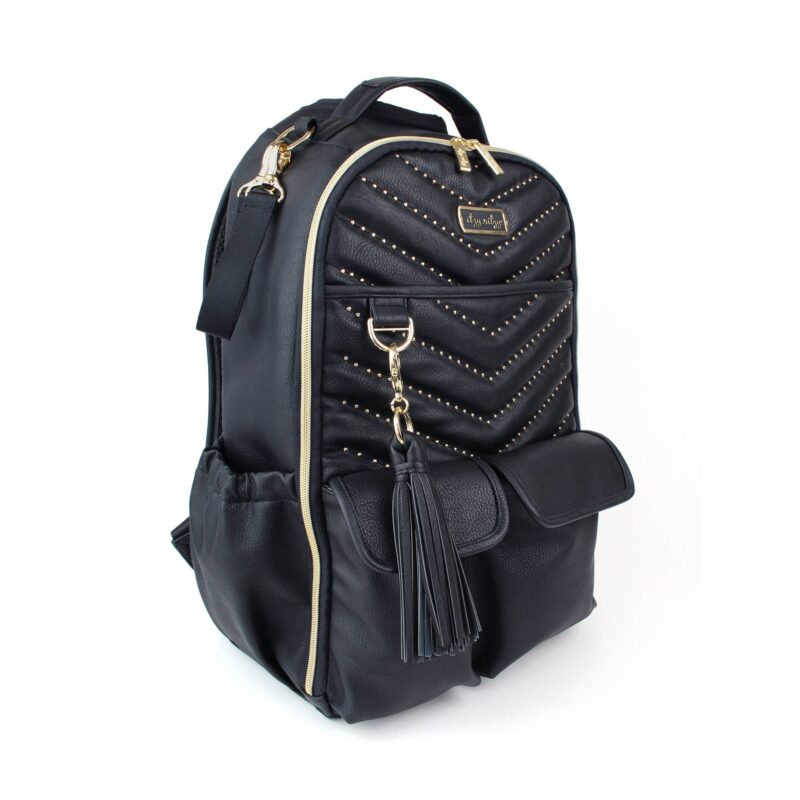 Itzy Ritzy Rock & Roll Black Boss Backpack Diaper Bag