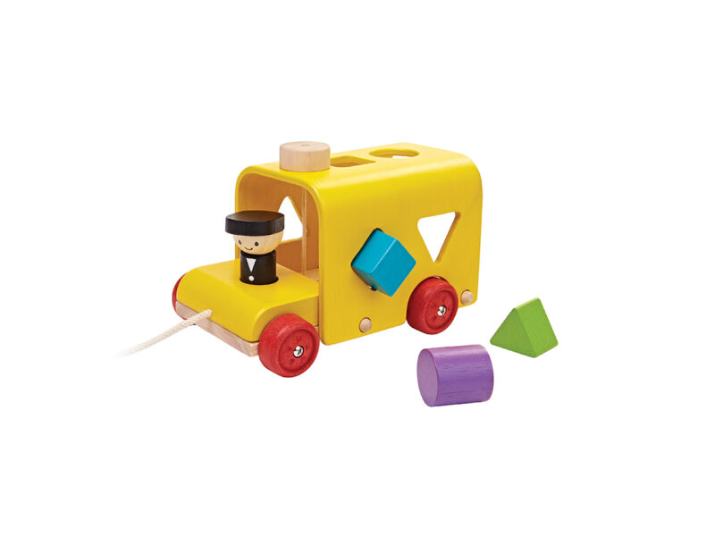 PlanToys Sorting Bus Wooden Shape Sorter