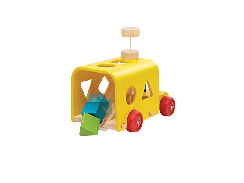 PlanToys Sorting Bus Wooden Shape Sorter