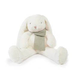 Bunnies by the Bay Snowdrop Nibble Bunny with Gray Scarf