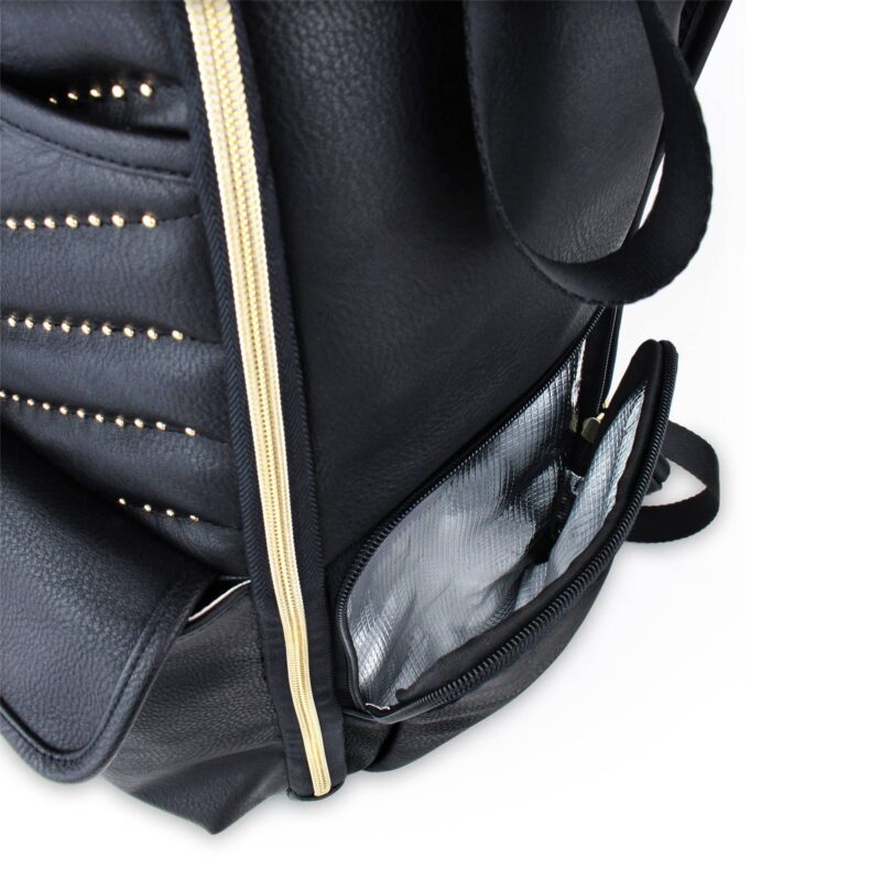 Itzy Ritzy Rock & Roll Black Boss Backpack Diaper Bag