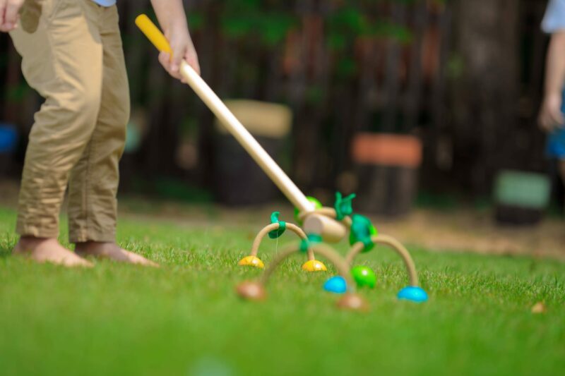 PlanToys Croquet Wooden Play Set