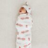 Copper Pearl Chief Knit Swaddle Blanket