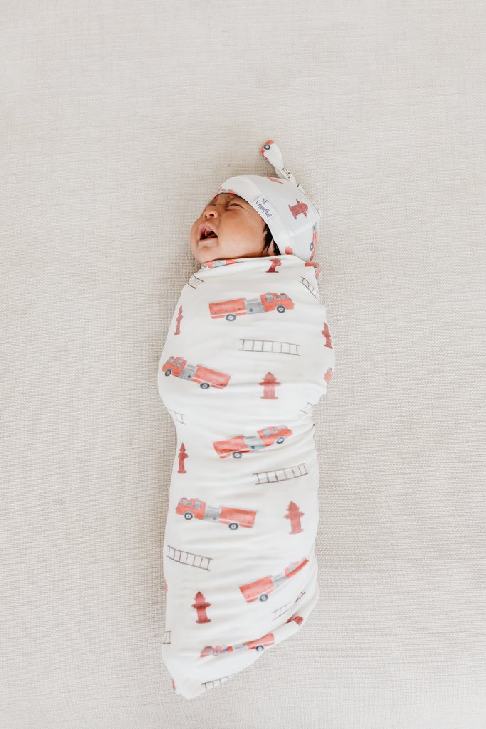Copper Pearl Chief Knit Swaddle Blanket