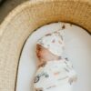 Copper Pearl Hayride Knit Swaddle Blanket