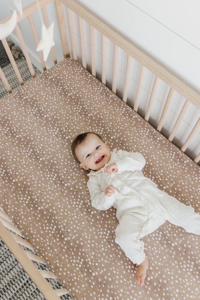 Fawn crib sheet sale