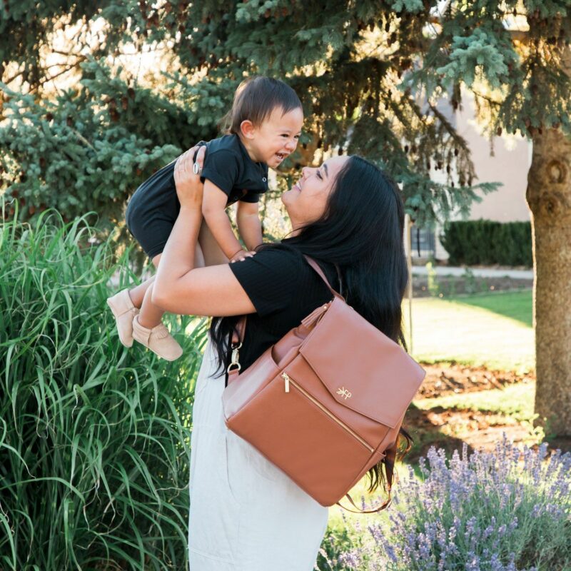 Freshly Picked Cognac Classic Diaper Bag