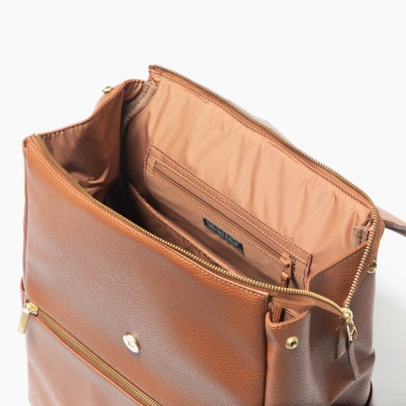 Freshly Picked Cognac Classic Diaper Bag