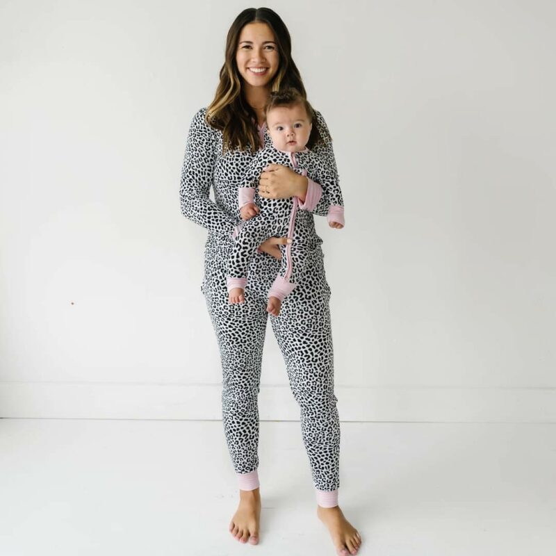 Little Sleepies Snow Leopard Women's Bamboo Viscose Pajama Pants