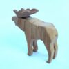 Poppy Baby Co Moose Handmade Wooden Toy Figurine