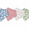 Copper Pearl Polar Baby Bandana Bib Set 4-Pack