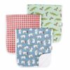 Copper Pearl Polar Burp Cloth Set 3-Pack