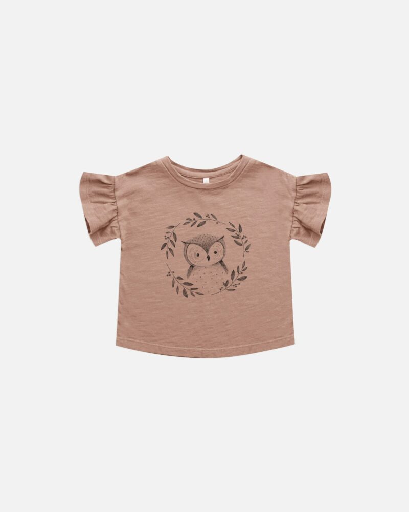 Rylee & Cru Owl Flutter Tee