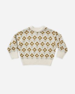 Rylee & Cru Vintage Floral Knit Pullover