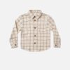 Rylee & Cru Wine Check Collared Shirt