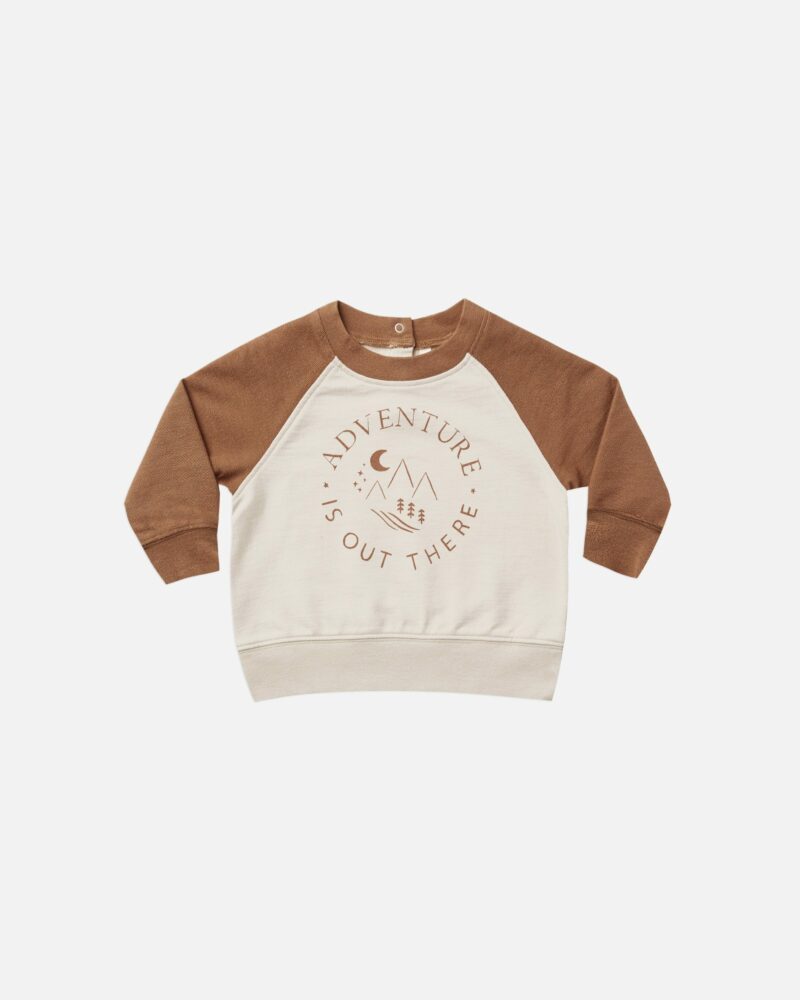 Rylee & Cru Adventure is Out There Raglan Sweatshirt