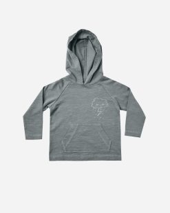 Rylee & Cru Rain Cloud Hooded Longsleeve Tee