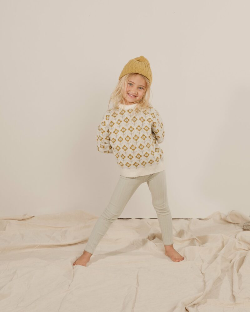 Rylee & Cru Vintage Floral Knit Pullover