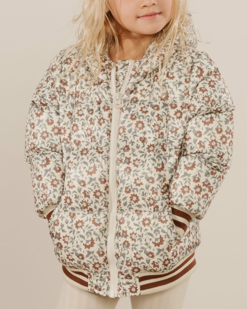 Rylee & Cru Vintage Floral Puffer Jacket