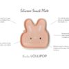 Loulou Lollipop Bunny Snack Plate