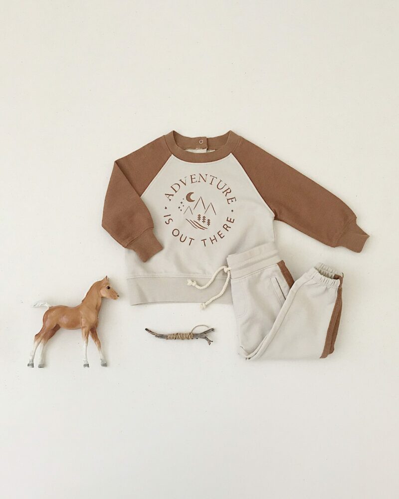 Rylee & Cru Adventure is Out There Raglan Sweatshirt