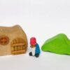 Poppy Baby Co Wooden House with Gnome