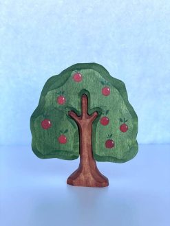 Poppy Baby Co Hand Carved Apple Tree Toy