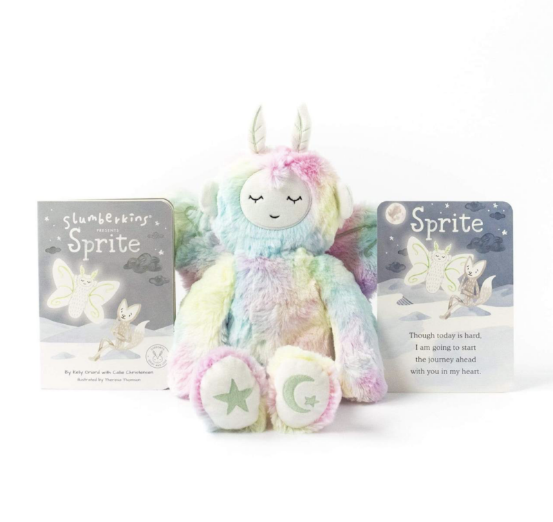 Slumberkins Rainbow Sprite Kin Grief and Loss Board Book Bundle