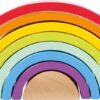 Legler Toys Large Rainbow Building Block Playset