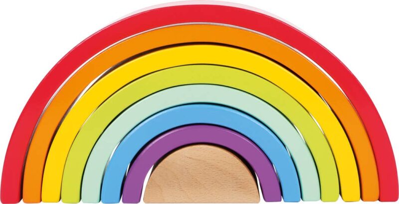 Legler Toys Large Rainbow Building Block Playset