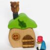 Poppy Baby Co Wooden House with Gnome