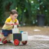 PlanToys Delivery Bike Wooden Ride-On Toy