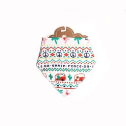 Angel Dear California Fair Isle Thermal Bamboo Bib