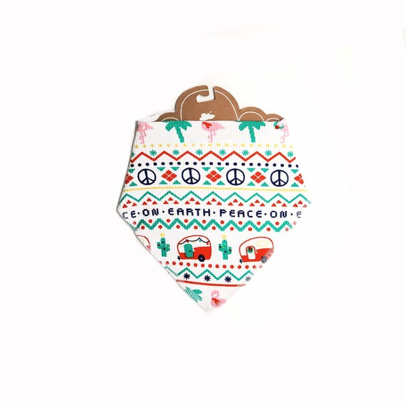 Angel Dear California Fair Isle Thermal Bamboo Bib