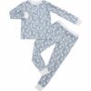 Emerson and Friends White Christmas Bamboo Toddler Pajama Set