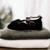 Little Love Bug Company Black Suede Olivia Mary Jane