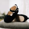 Little Love Bug Company Black Suede Olivia Mary Jane