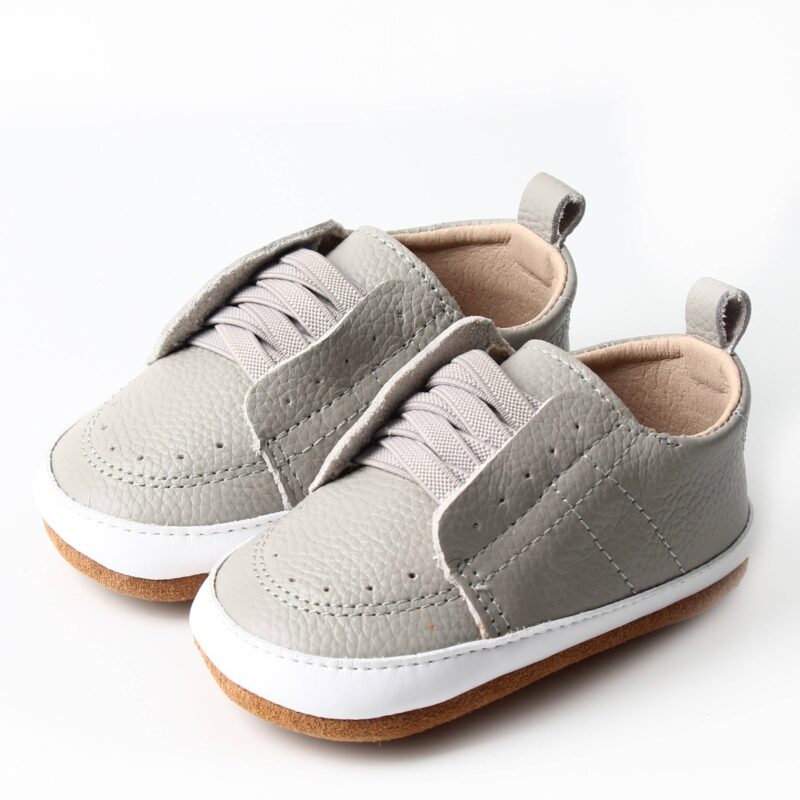 Little Love Bug Company Gray Carter Slip-On Sneakers