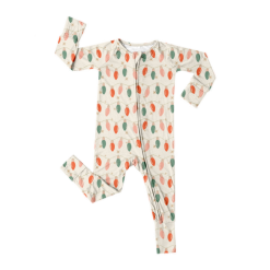 The Mini Babe Christmas Lights Holiday Bamboo Convertible Romper