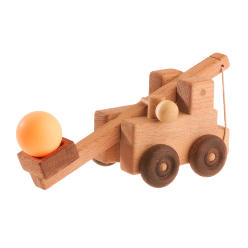 Poppy Baby Co Catapult Sling Shot Handcrafted Wooden Toy
